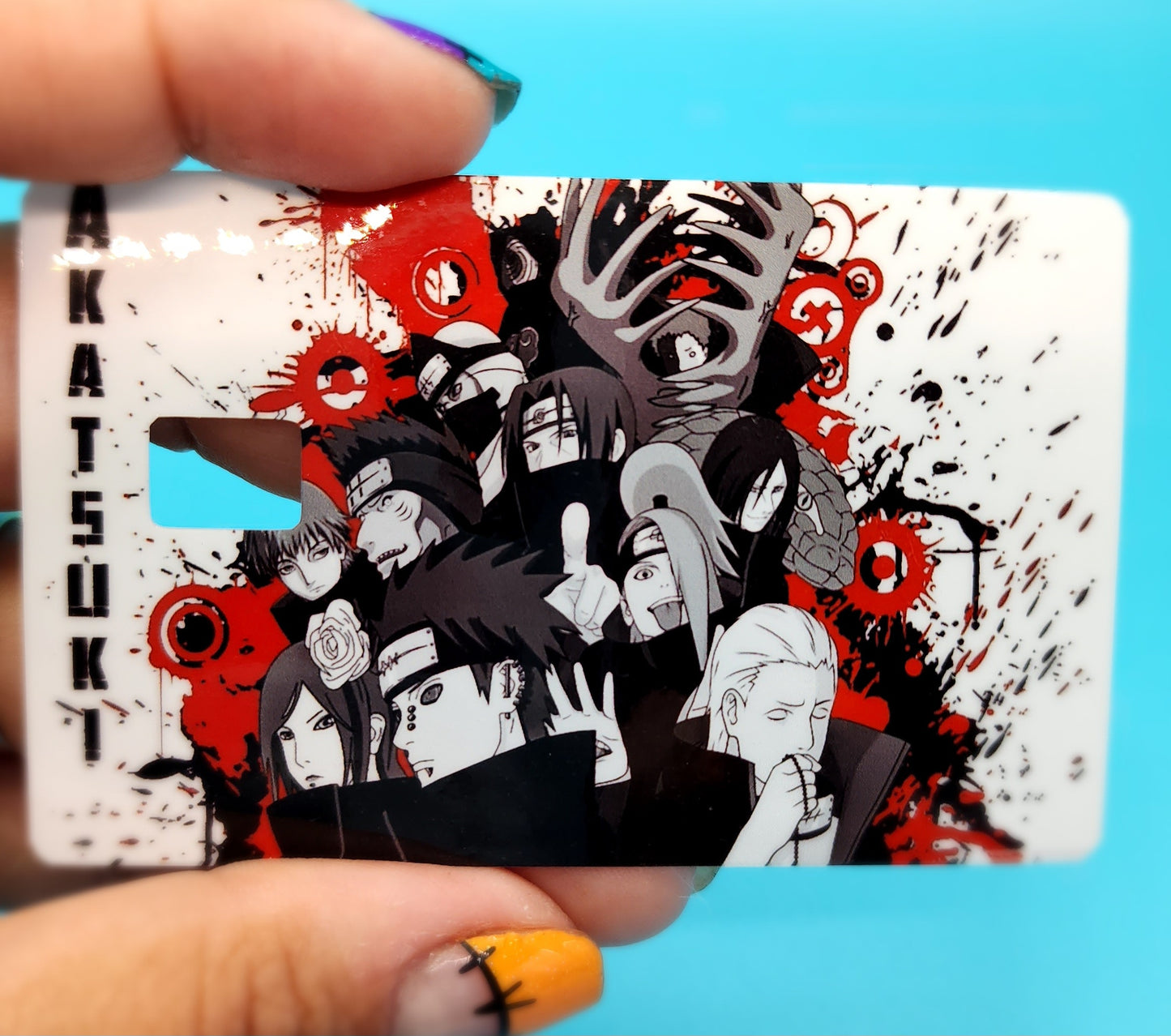 Anime (Naruto) inspired Credit card skin/covers