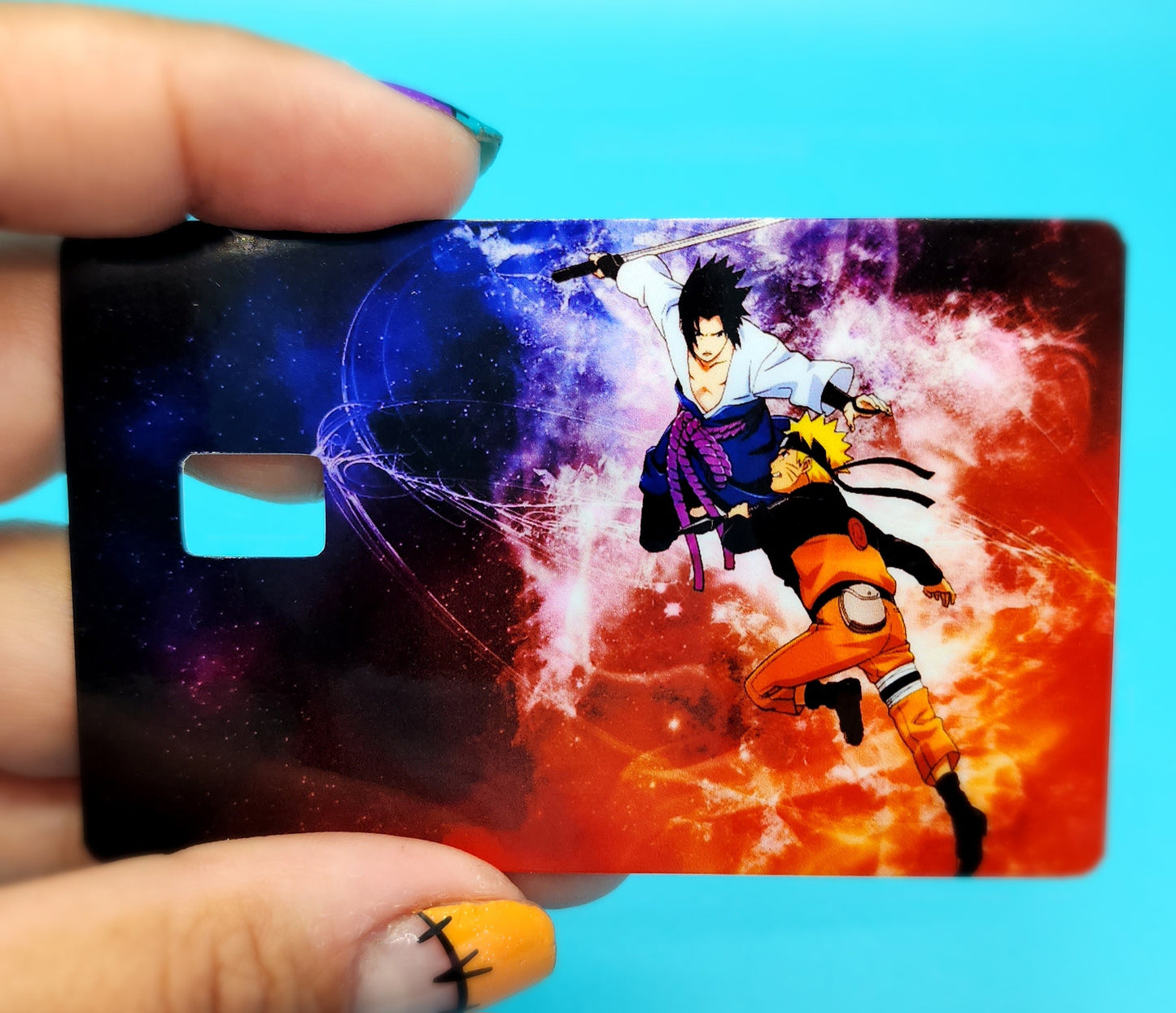 Anime (Naruto) inspired Credit card skin/covers