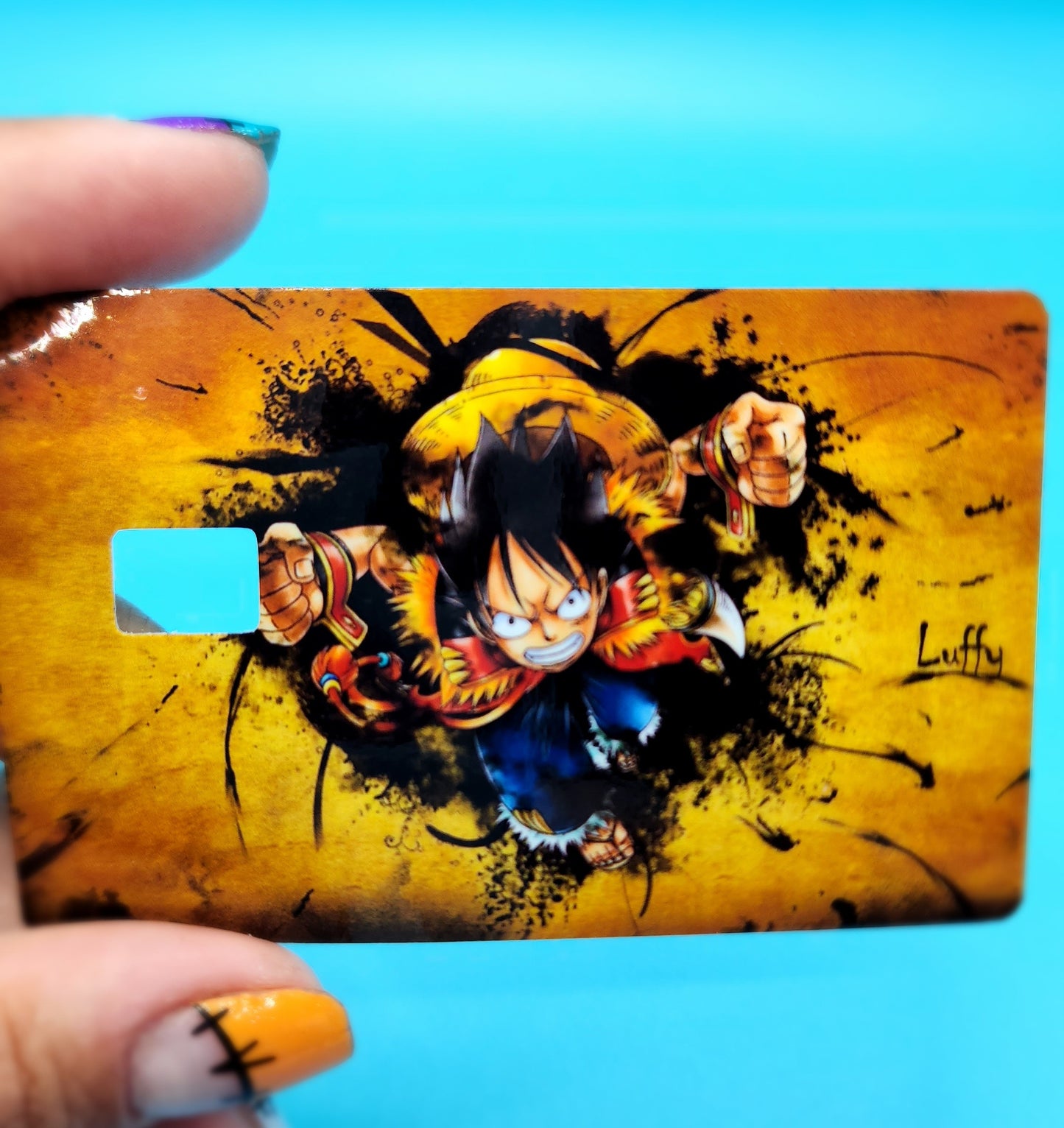 Anime (One piece) inspired Credit card skins/covers