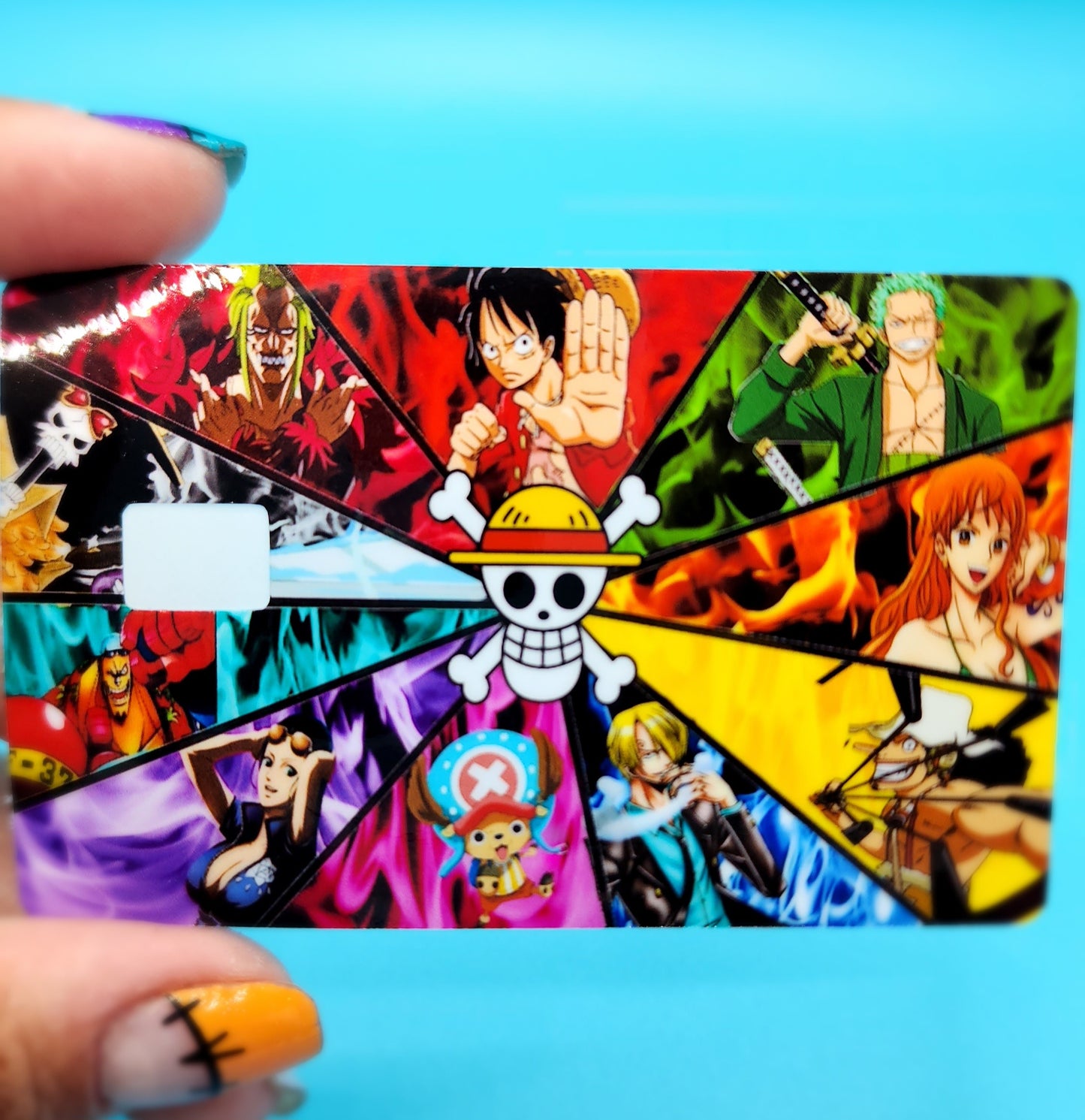 Anime (One piece) inspired Credit card skins/covers