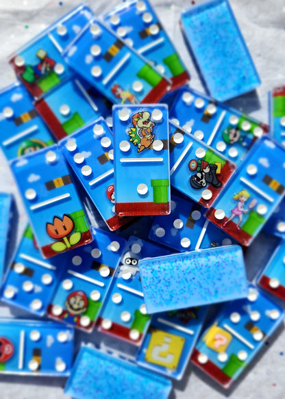Super Mario inspired domino set