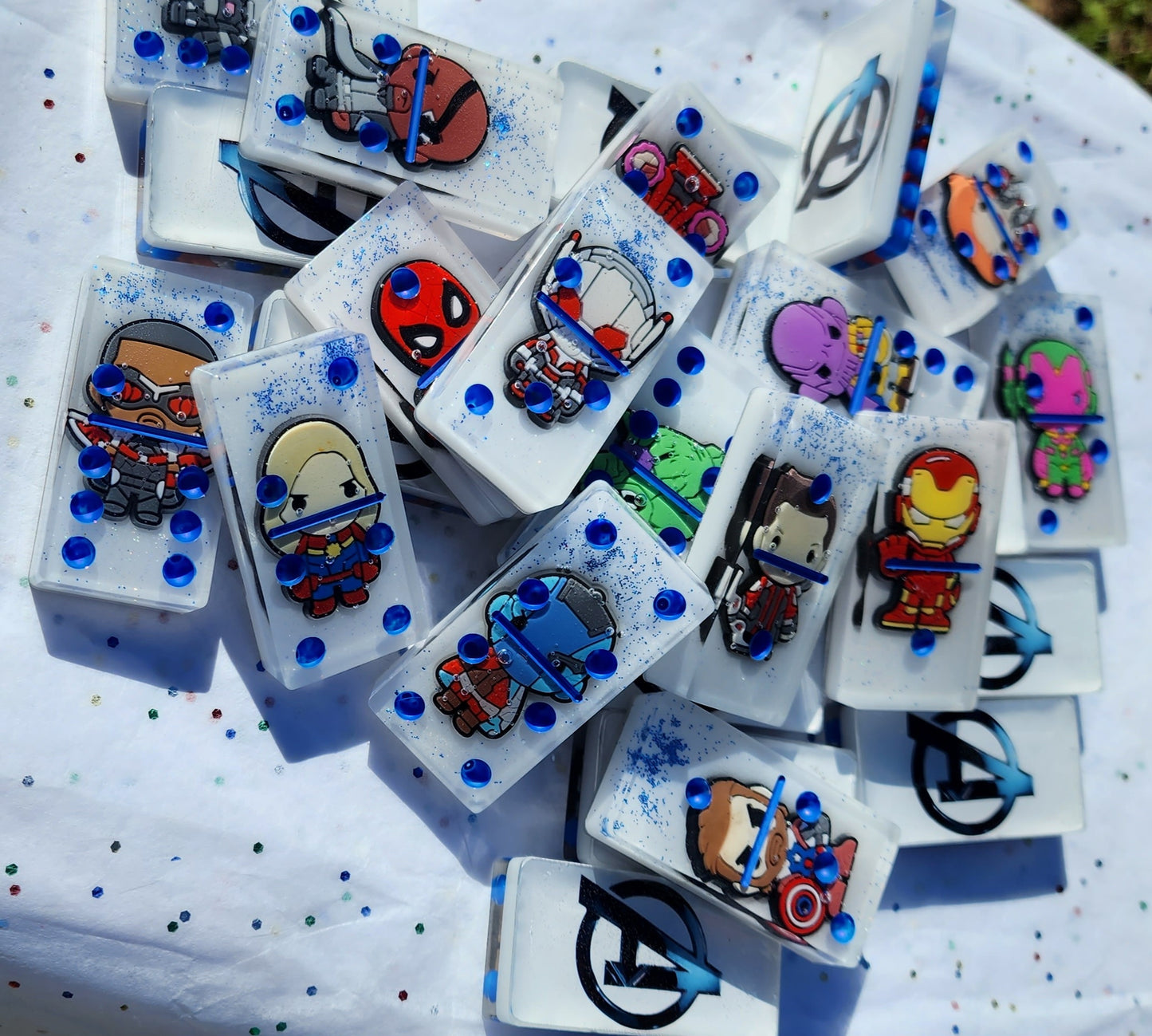 Superhero Domino set
