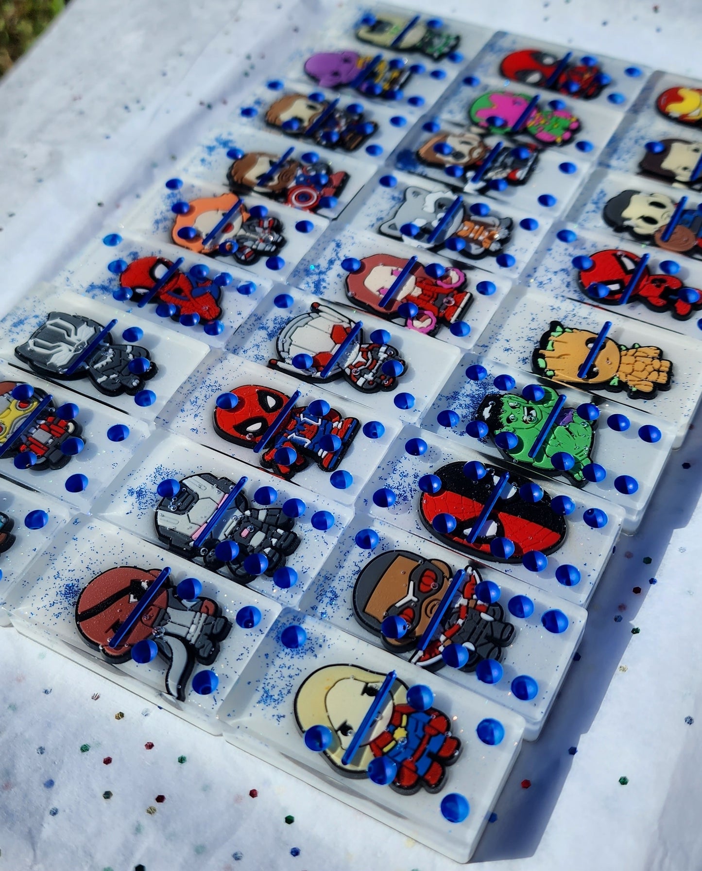 Superhero Domino set
